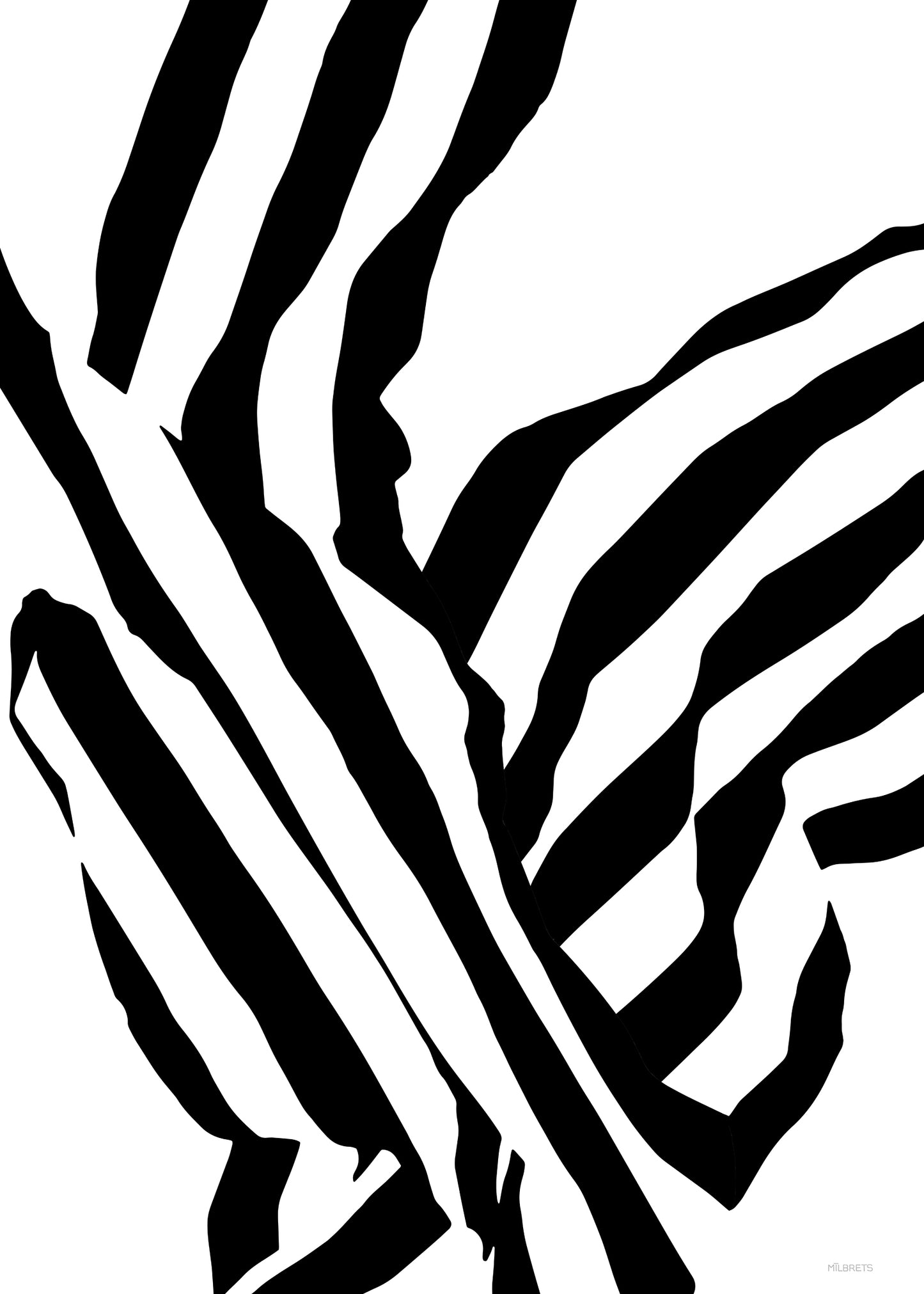 Minimalist Canvas Art Black and White Abstract Canvas Print Modern Minimalist Wall Art for Living Room or Office Scandinavian Style Abstract Art Print