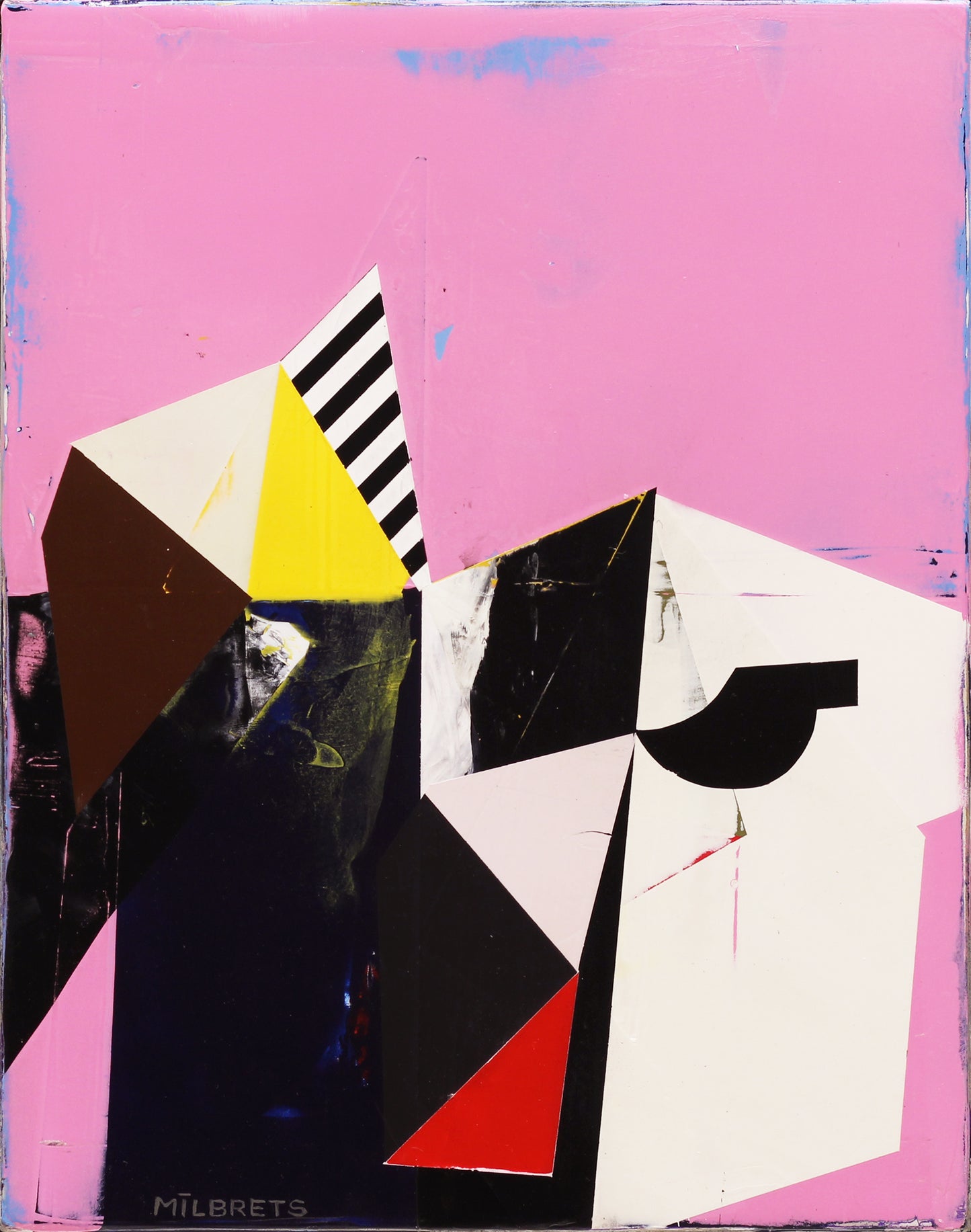 "JN1:1" 29x37cm acrylic/wood