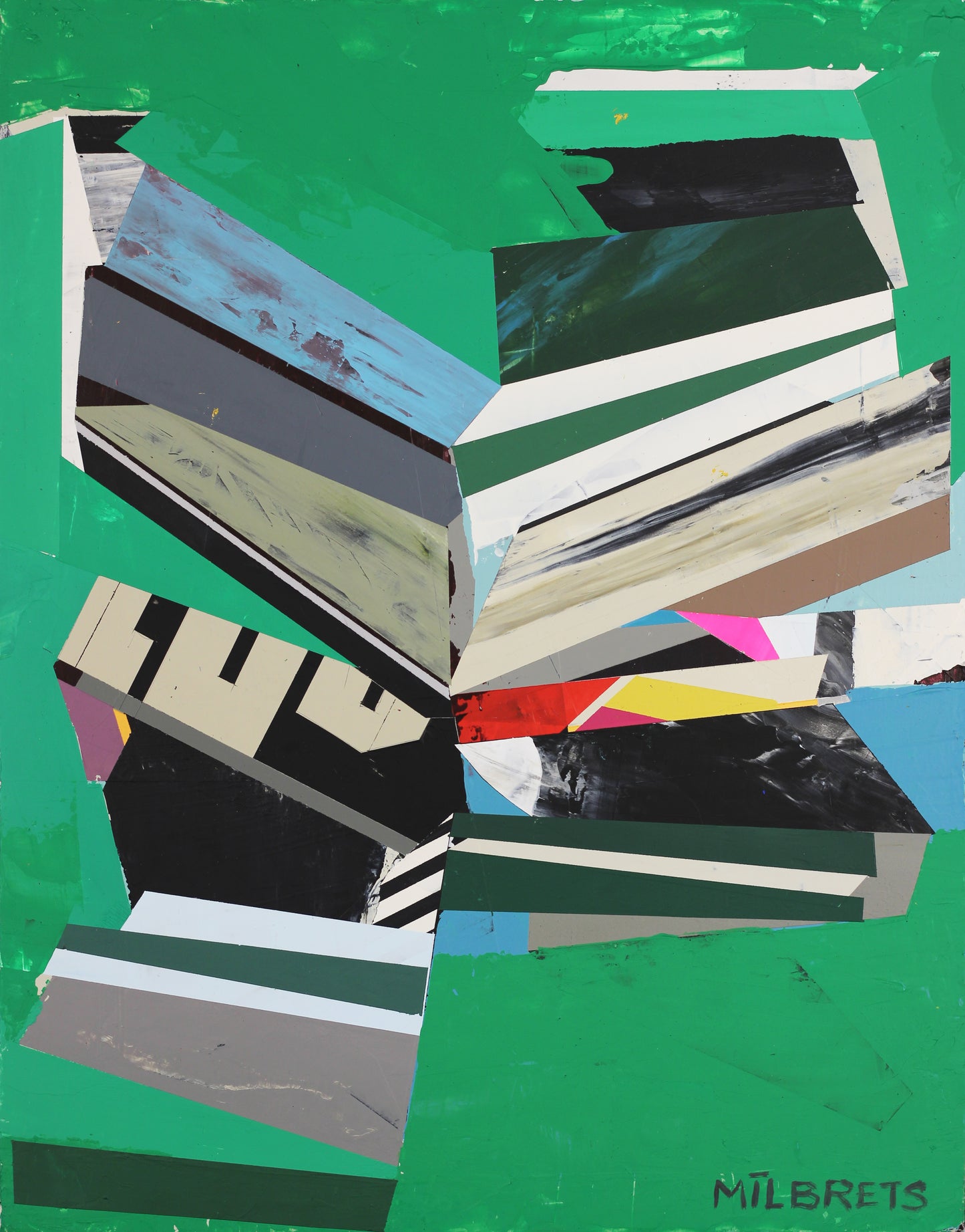 "JN10:9" 29x37cm acrylic/wood