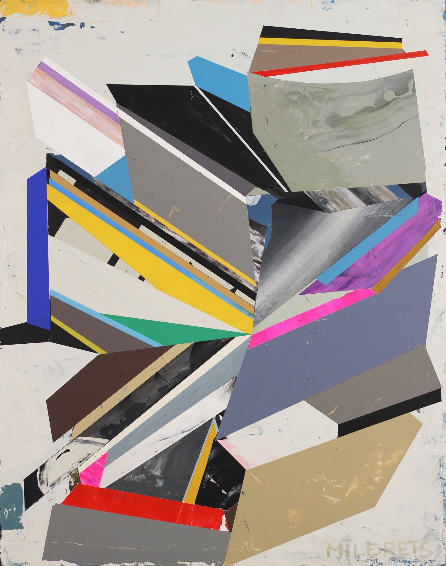 "ISA45:5" 28x35cm acrylic/wood