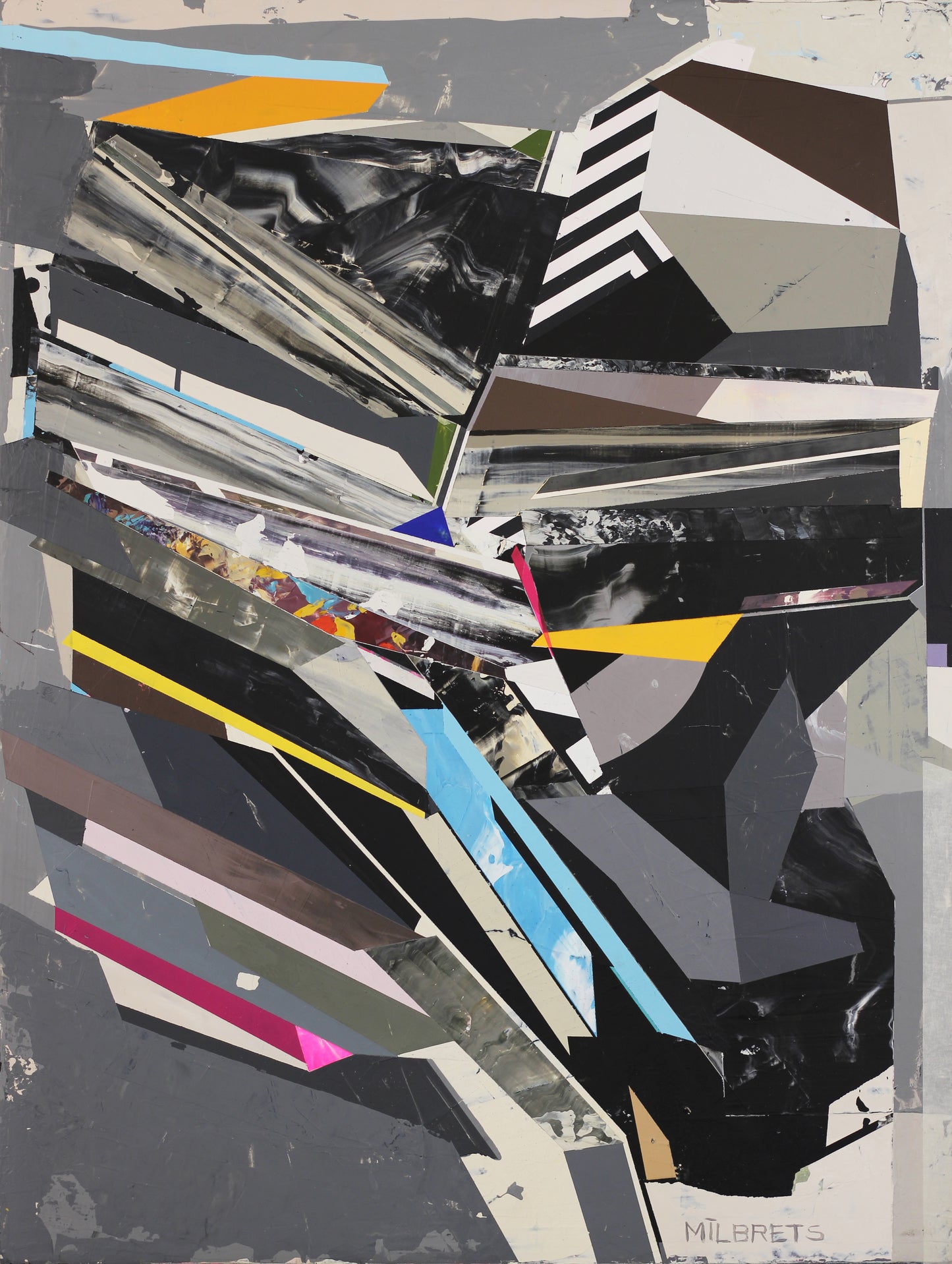 "NA1:7" 38 x 50 cm acrylic/wood