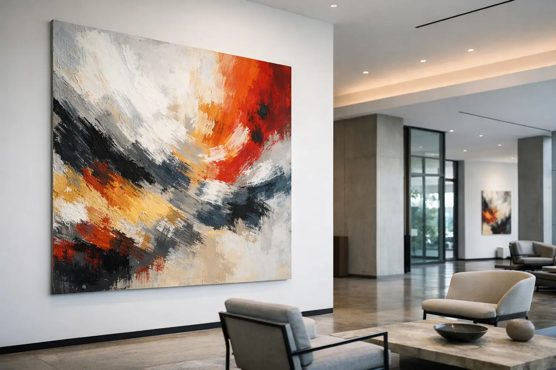 Large Abstract Paintings and Architectural Space