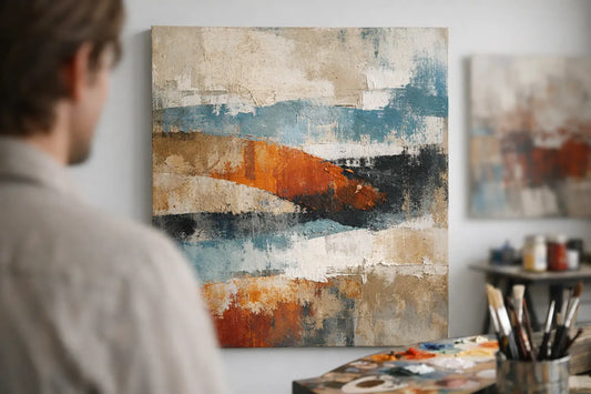Layered Abstract Art Meaning in Contemporary Painting