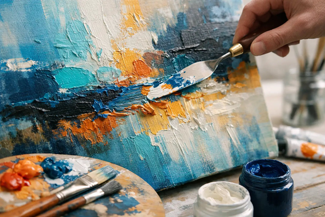 Abstract Painting Texture Techniques That Hold