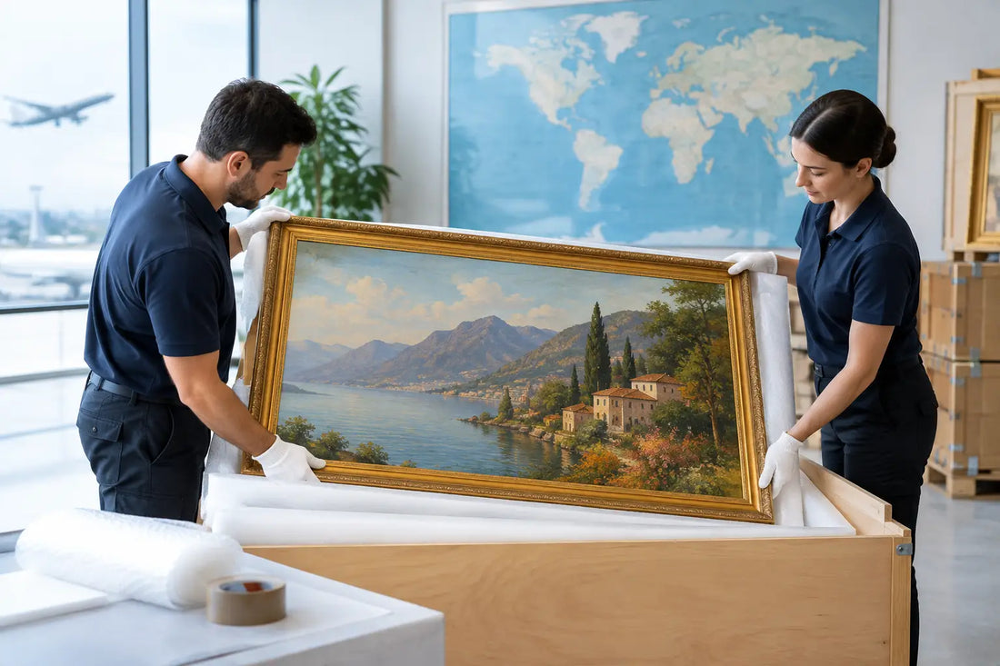 International Art Shipping for Original Paintings