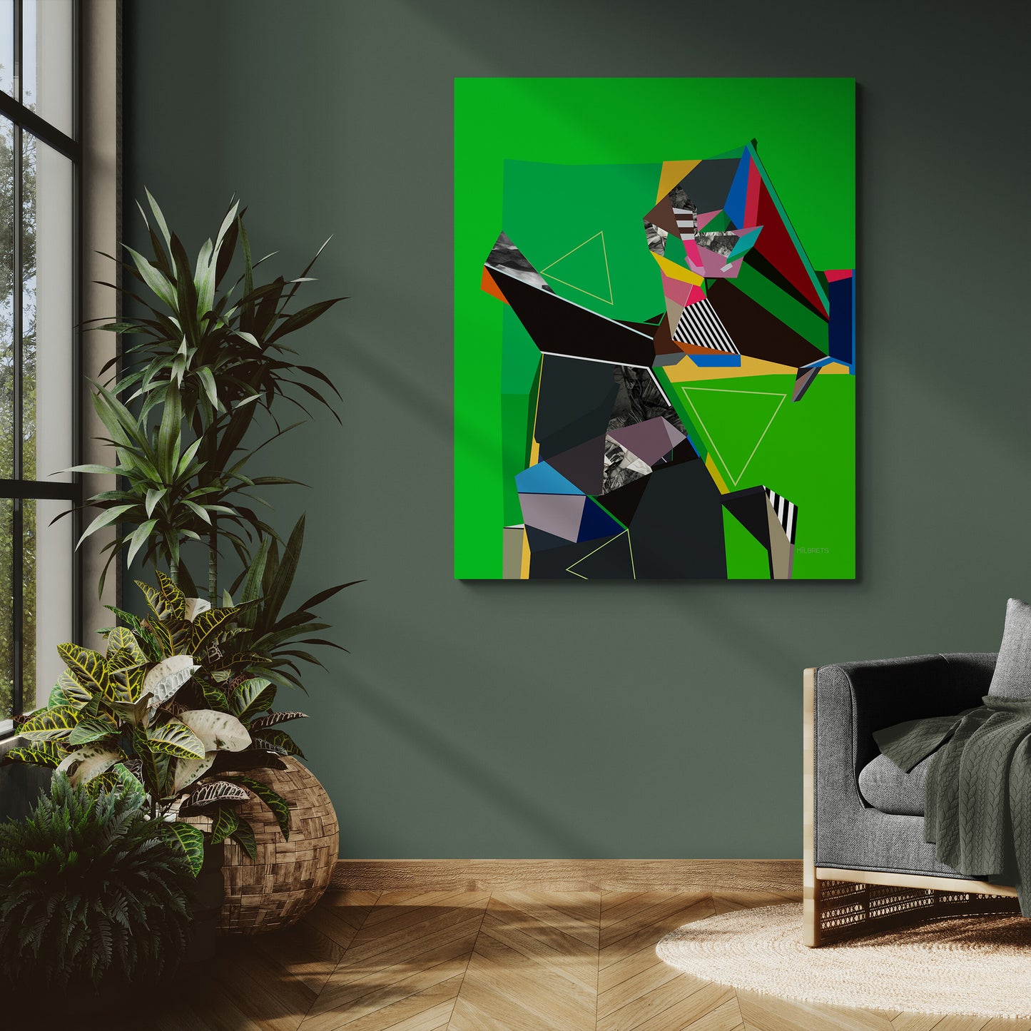 Canvas Print: Digital Artwork “SG-612”