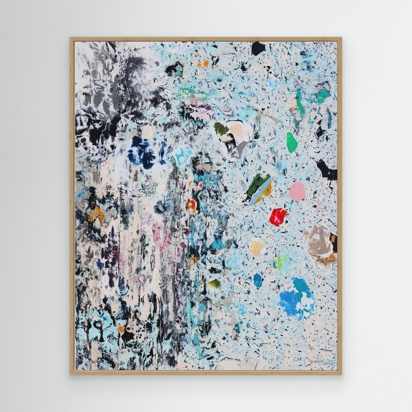 Boho wall art canvas print Contemporary art for living room Modern Abstract wall art Large wall art