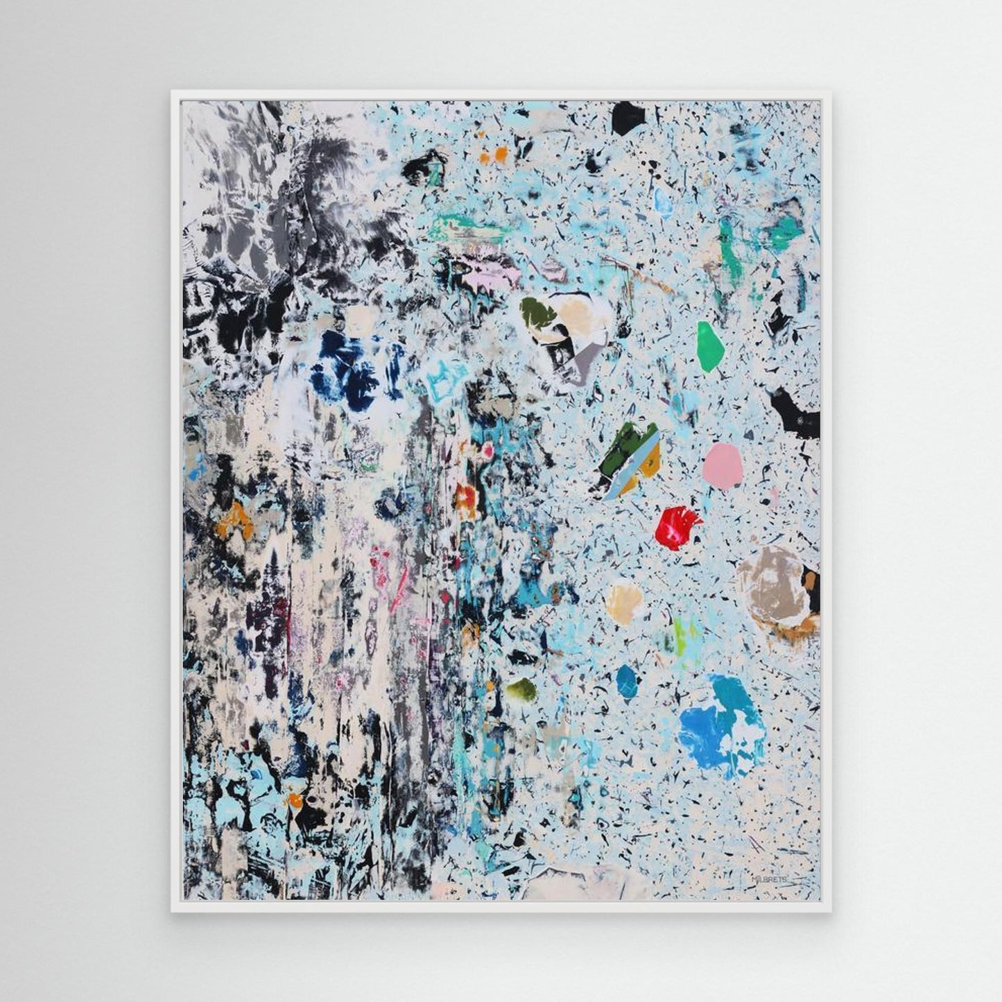 Boho wall art canvas print Contemporary art for living room Modern Abstract wall art Large wall art