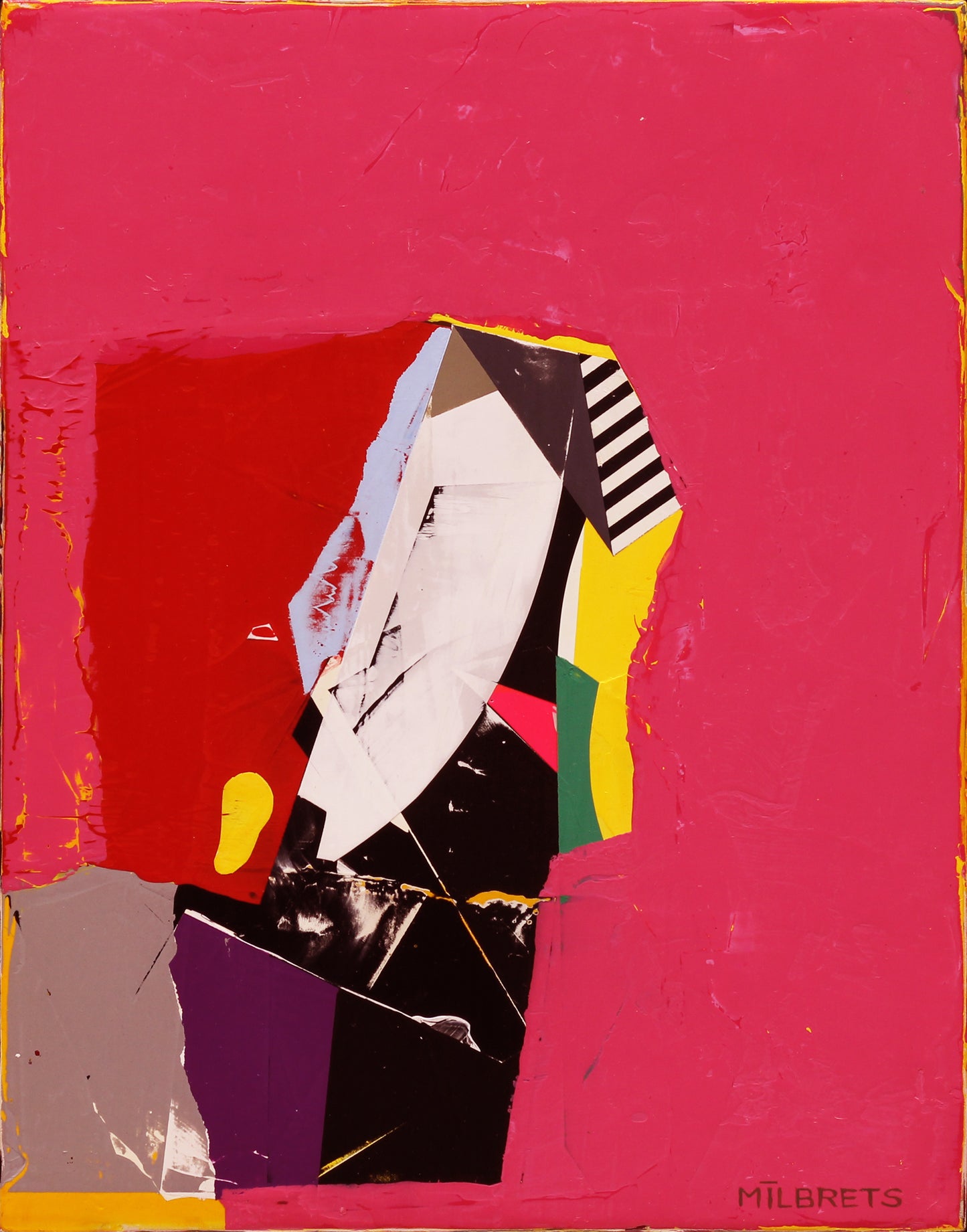 CELEBRATION SIGNAL 29x37 cm acrylic/wood