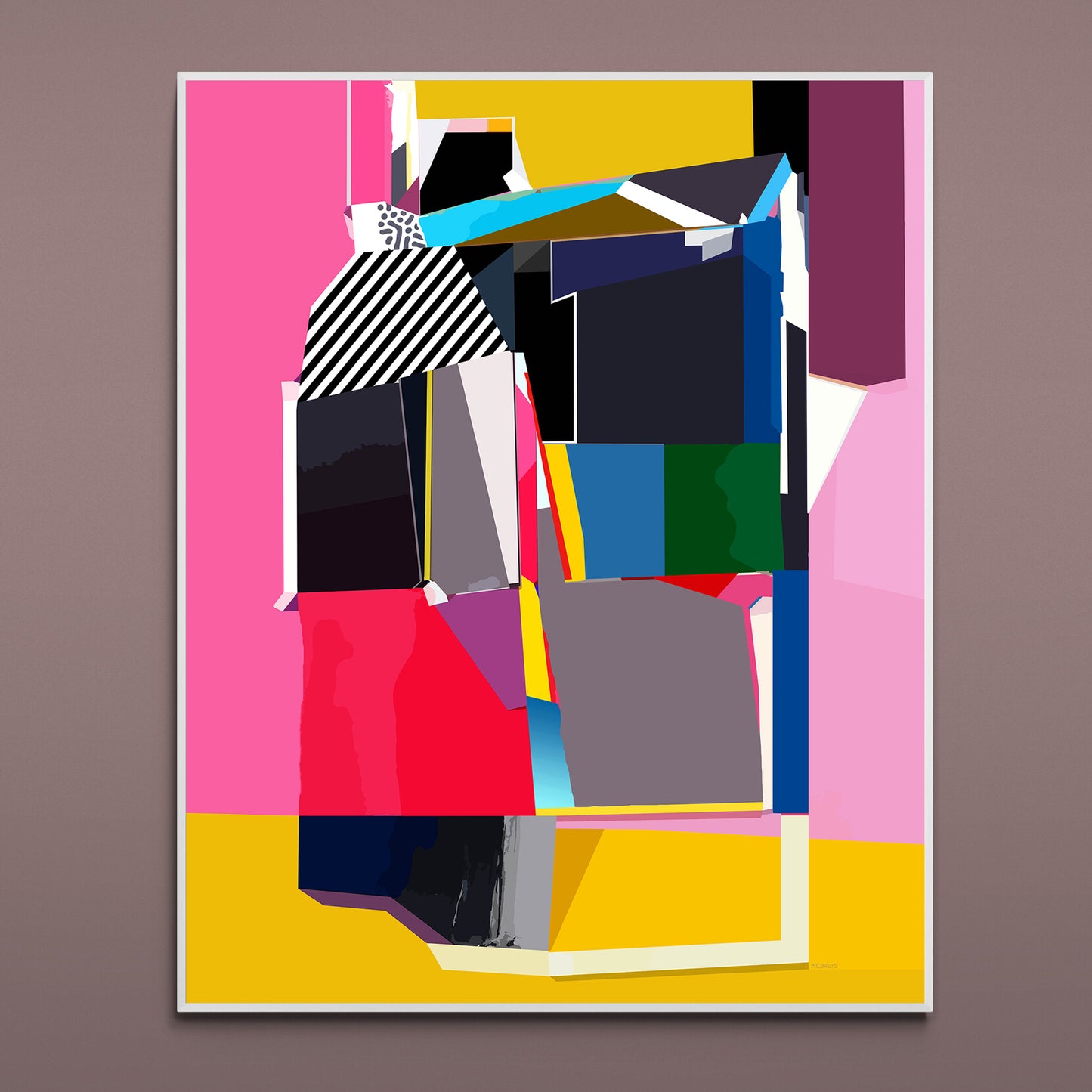 "CT-425" – Modern Abstract Canvas Print