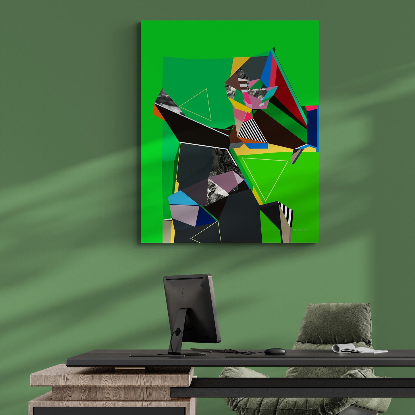Canvas Print: Digital Artwork “SG-612”
