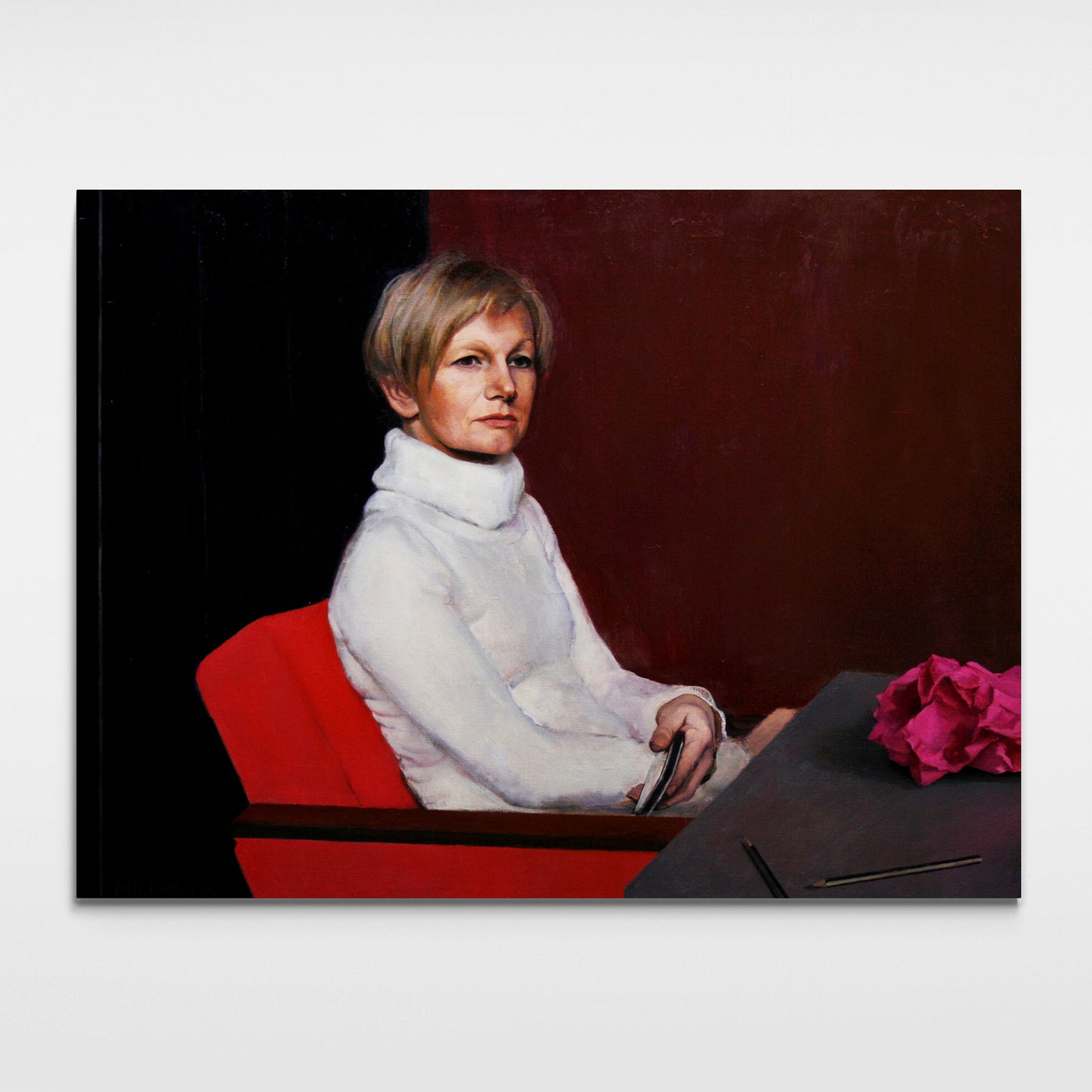 NOT FOR SALE  "Portrait Of Interior Designer Santa Meikulane"  80x60cm  oil/canvas  2012