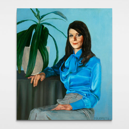 NOT FOR SALE  "Portrait of Hella"  60x70cm  oil/canvas  2015