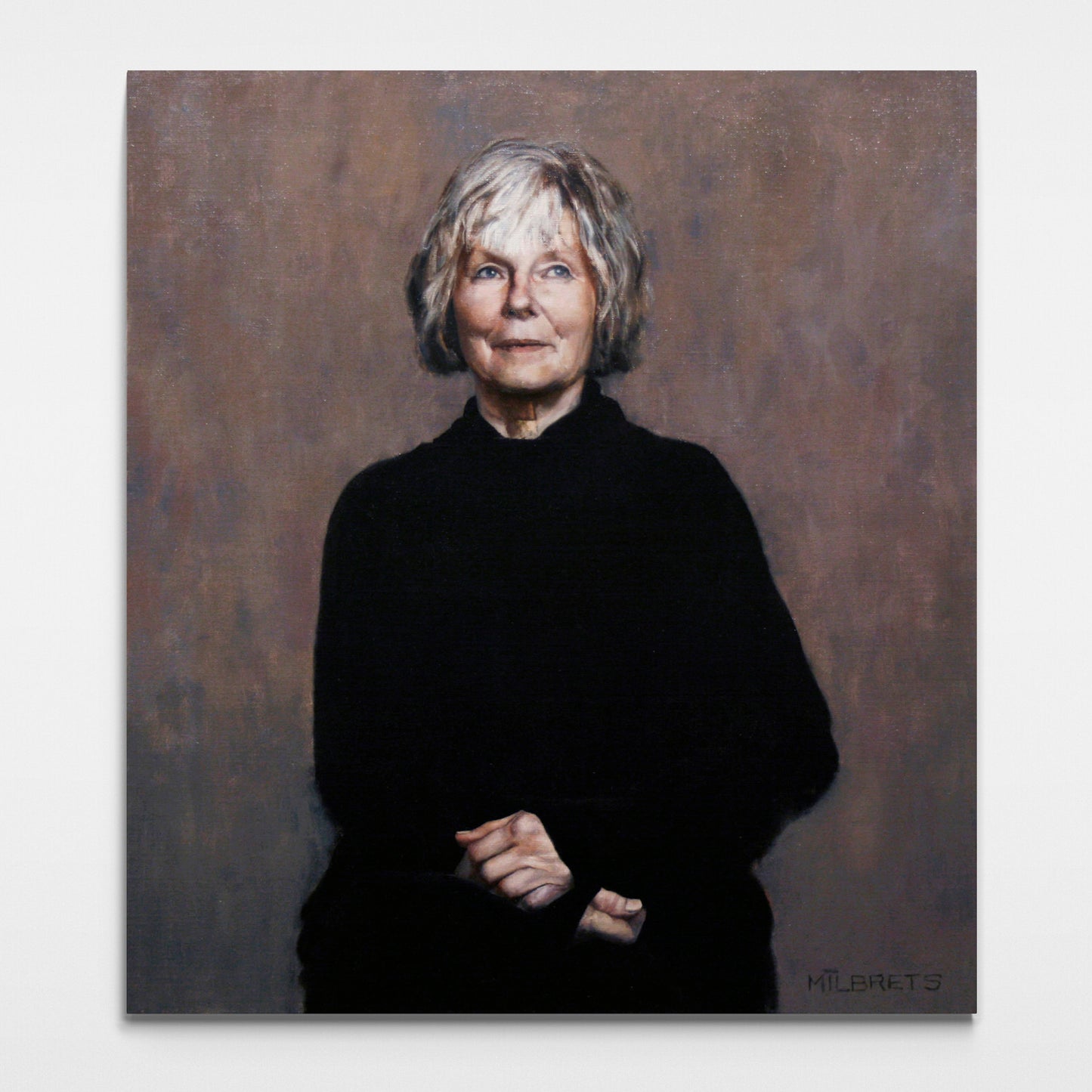 NOT FOR SALE  "Portrait of Valda"  66x73cm  oil/canvas  2010