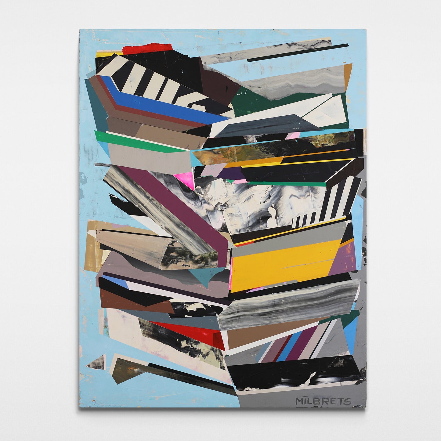 "ST-728" 38x50 cm  acrylic/wood