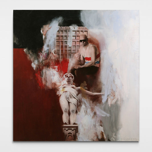 NOT FOR SALE "Witness"  158x156cm oil/canvas 2010