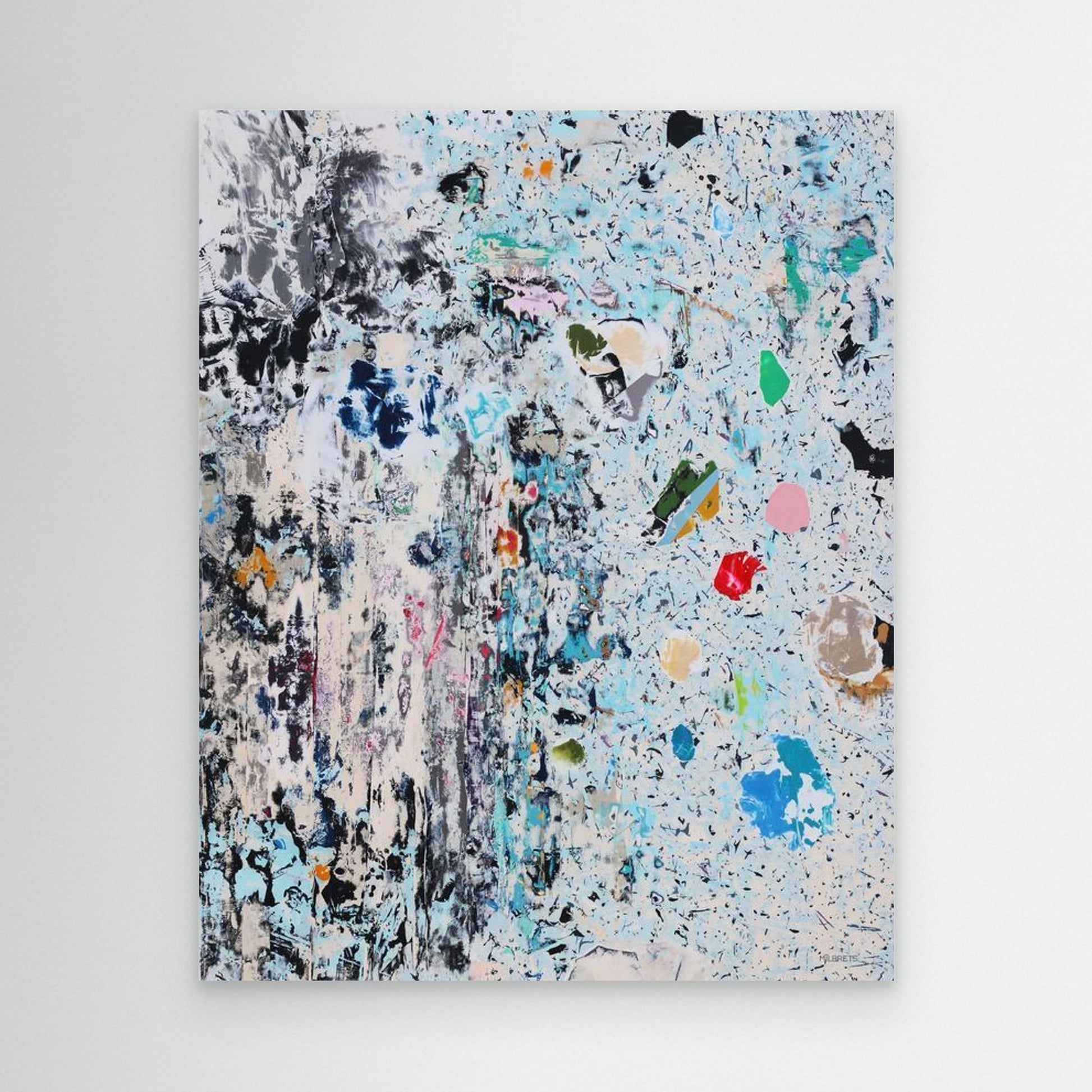 Boho wall art canvas print Contemporary art for living room Modern Abstract wall art Large wall art