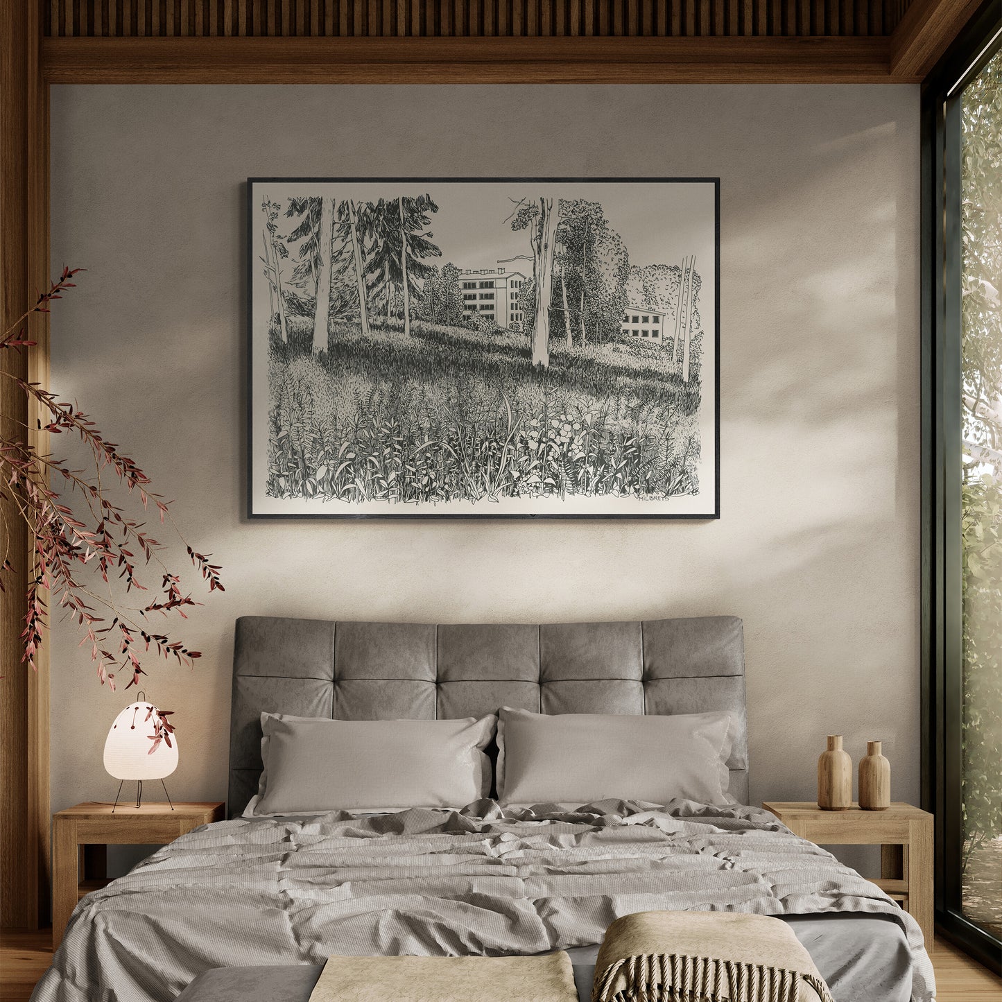 Canvas Print: "A Path in an Abandoned Place"