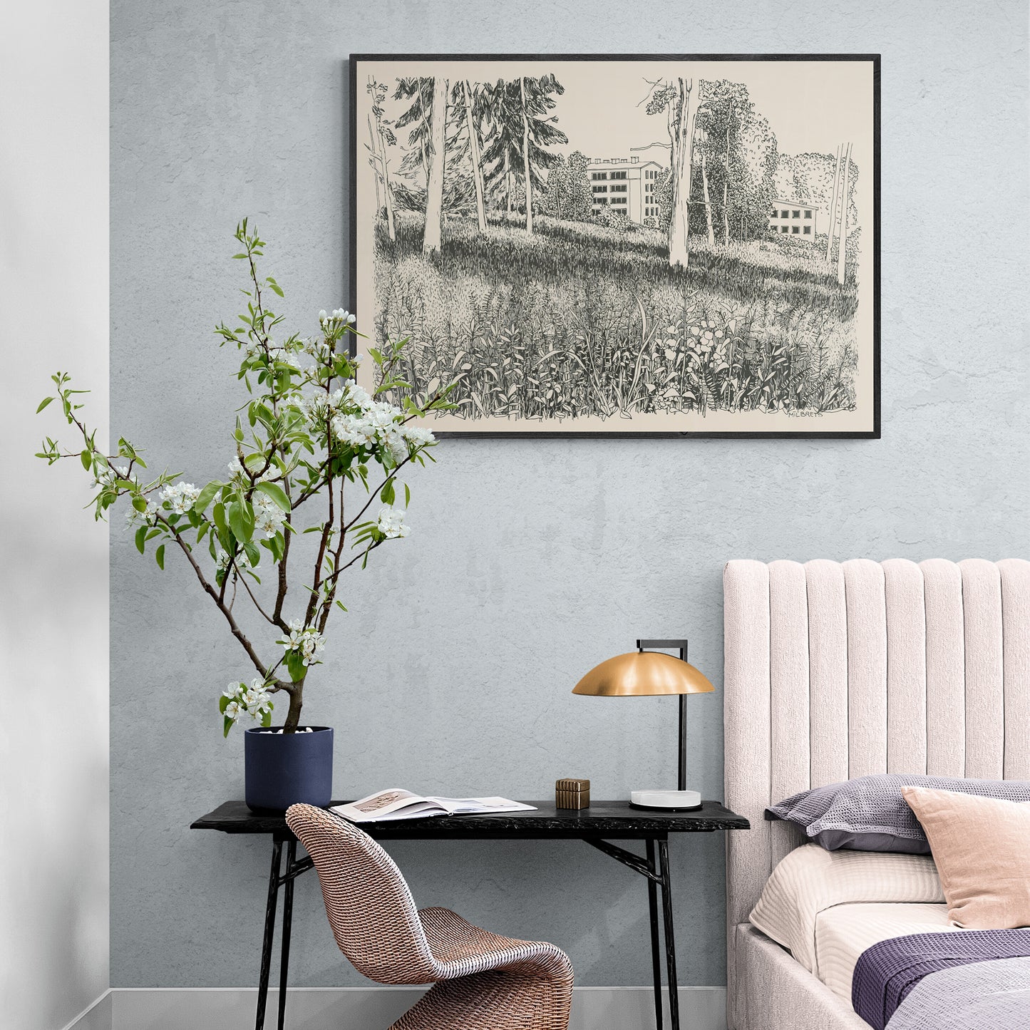 Canvas Print: "A Path in an Abandoned Place"