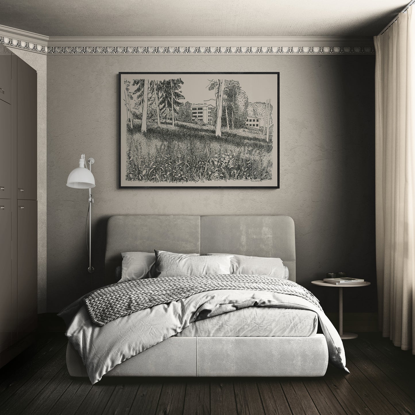 Canvas Print: "A Path in an Abandoned Place"
