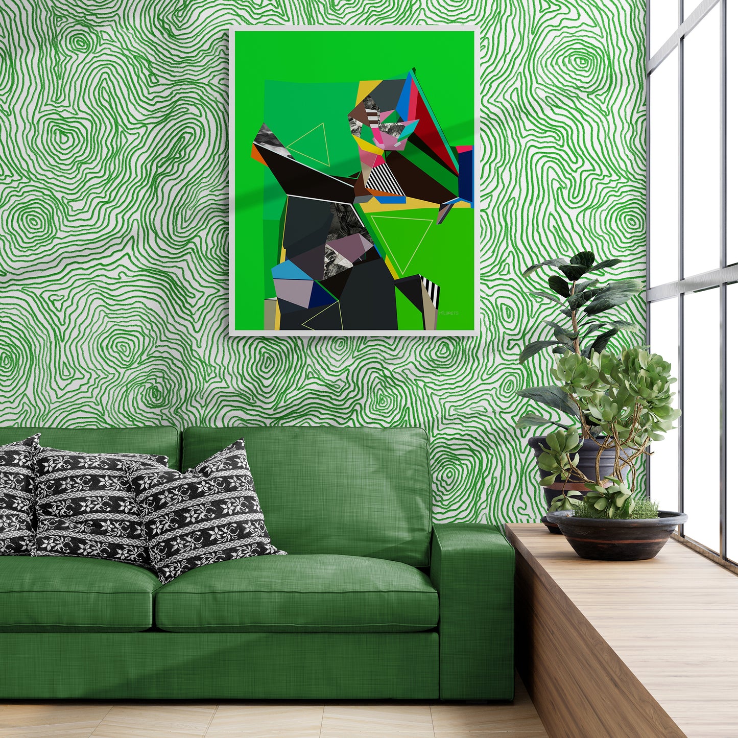 Canvas Print: Digital Artwork “SG-612”