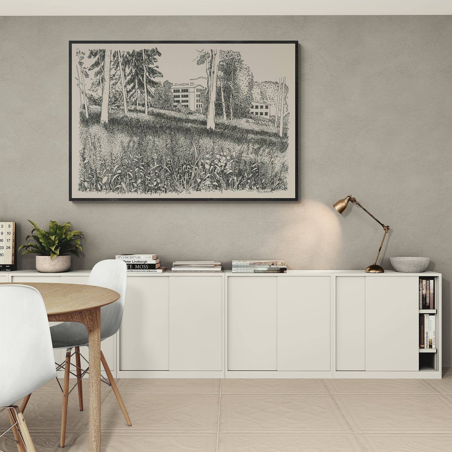 Canvas Print: "A Path in an Abandoned Place"