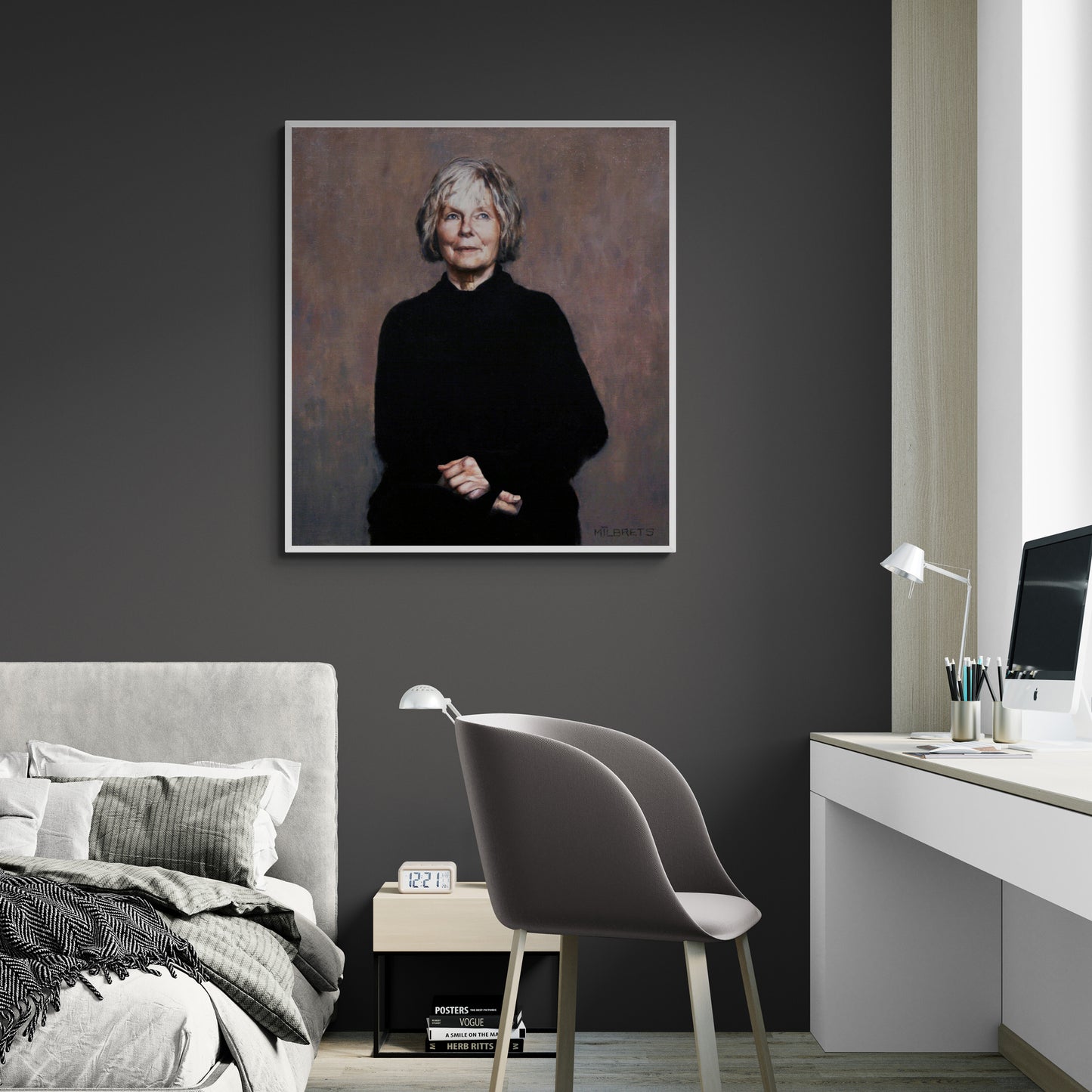 NOT FOR SALE  "Portrait of Valda"  66x73cm  oil/canvas  2010