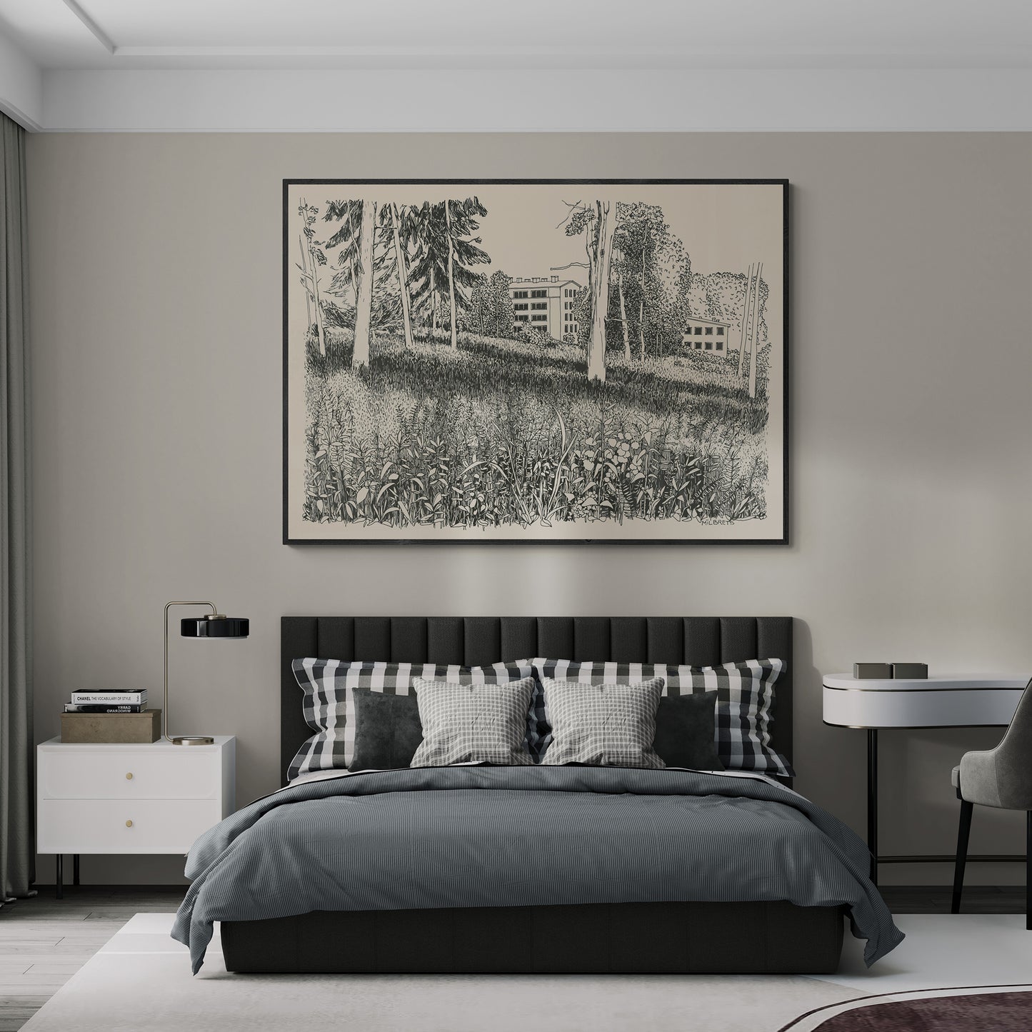 Canvas Print: "A Path in an Abandoned Place"