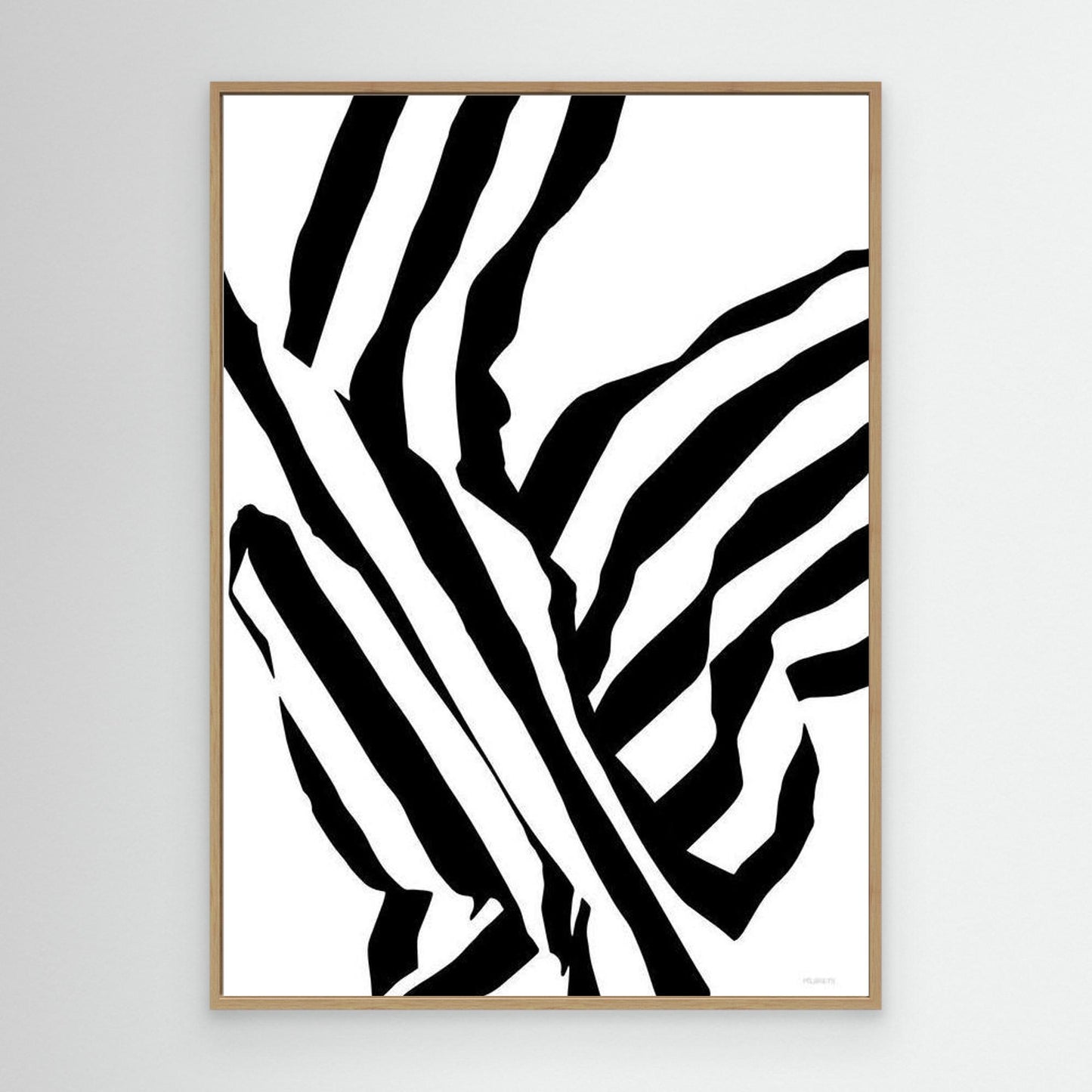 Minimalist Canvas Art Black and White Abstract Canvas Print Modern Minimalist Wall Art for Living Room or Office Scandinavian Style Abstract Art Print