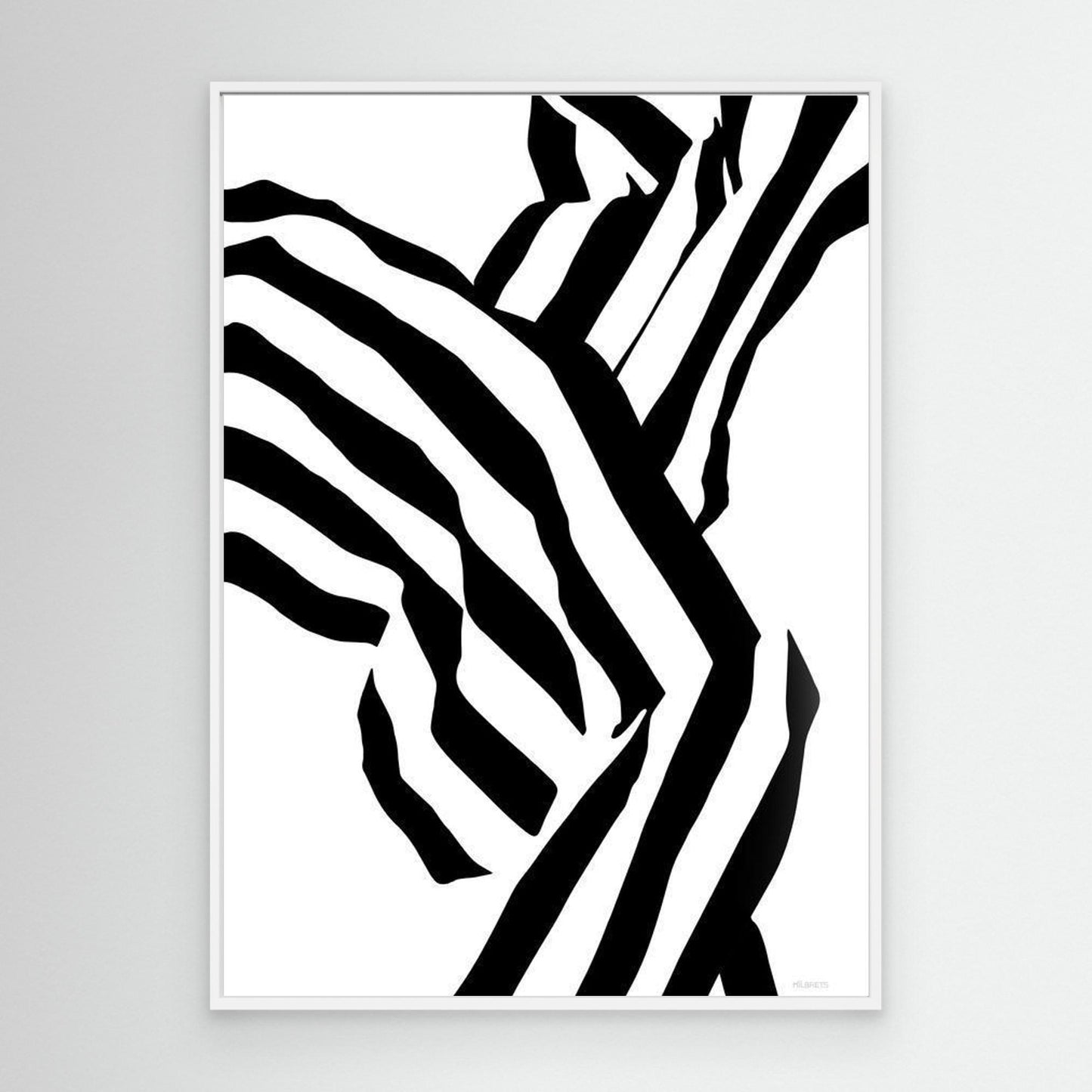 minimalist wall art black and white canvas spa bathroom decor Scandinavian bathroom decor 